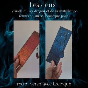 PRECOMMANDE - Marque-Pages - Recto-verso avec breloque